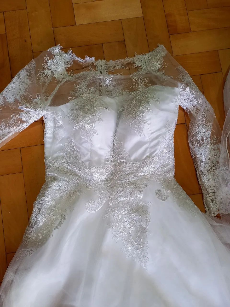 Vestido de noiva renda branco - Foto 3