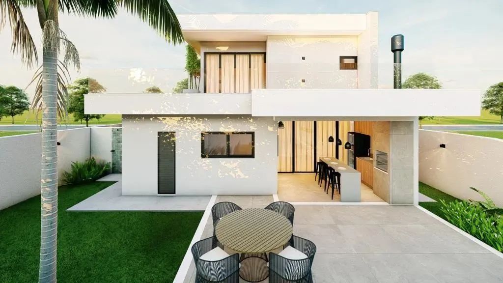 Casa para Venda em Rio das Ostras, Alphaville, 4 dormitórios, 2 suítes, 5 banheiros, 4 vag - Foto 2
