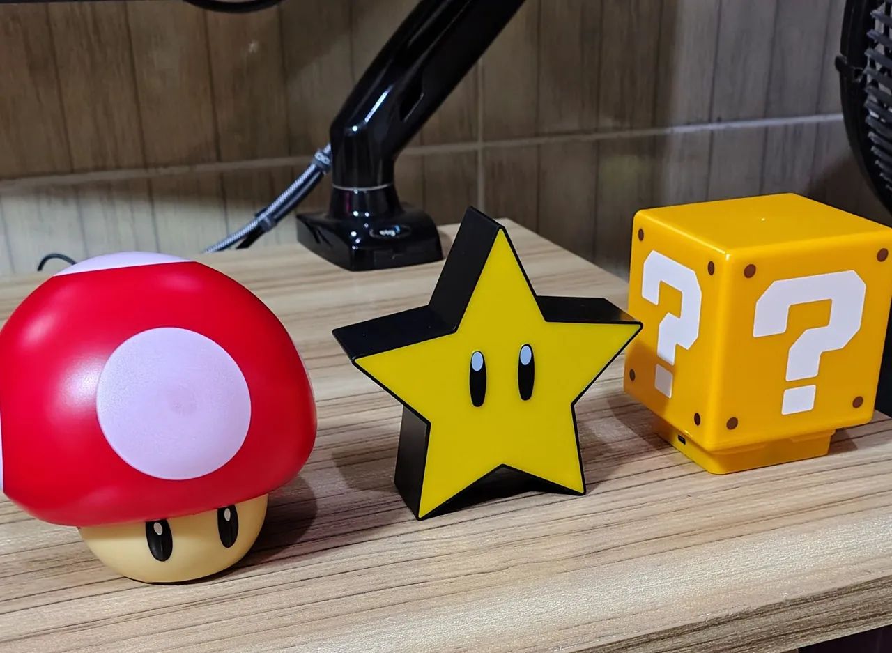 Kit 3 luminária do super Mario Bros muito linda  - Foto 4