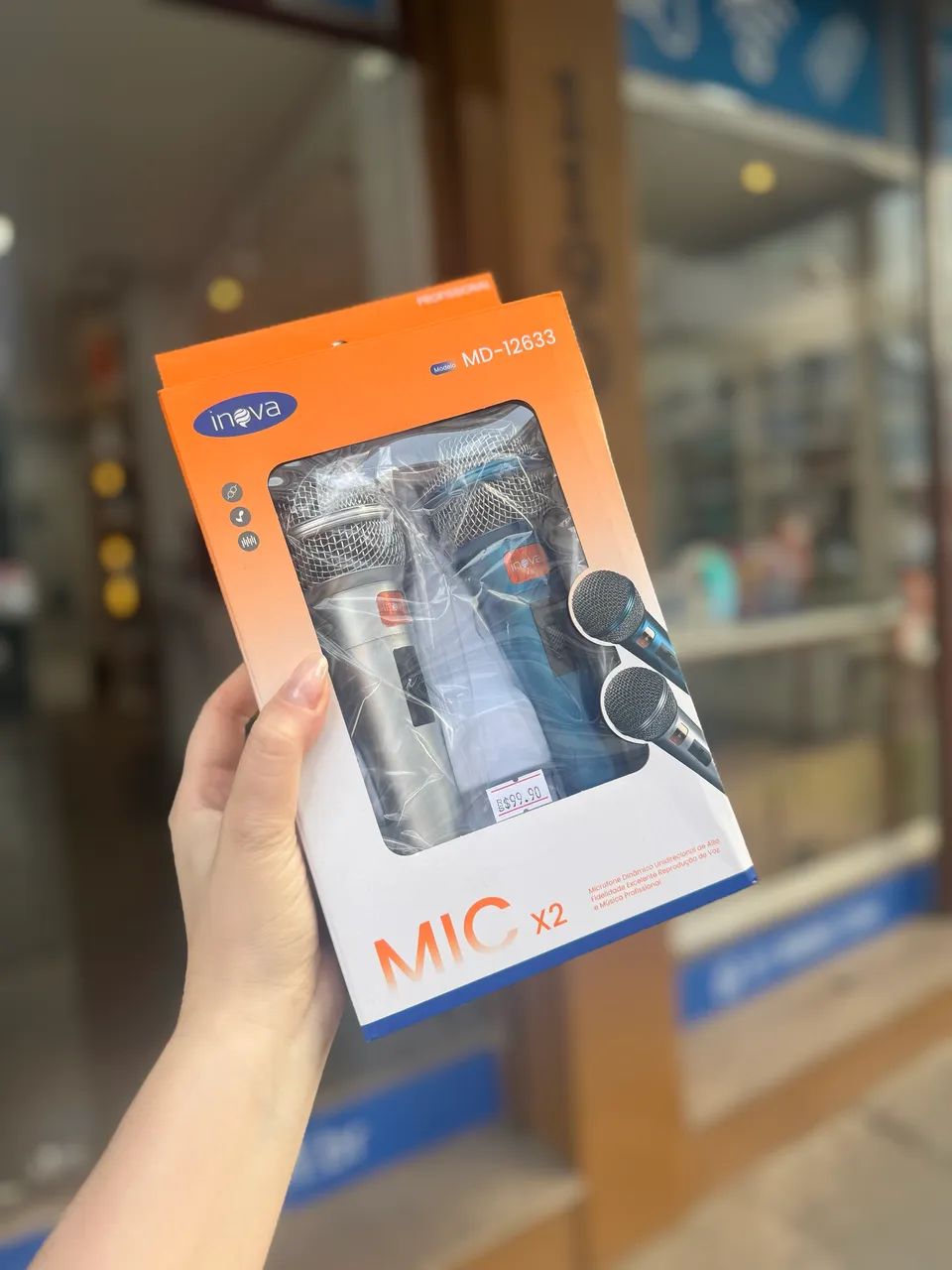 Kit de Microfones Duplo P10 