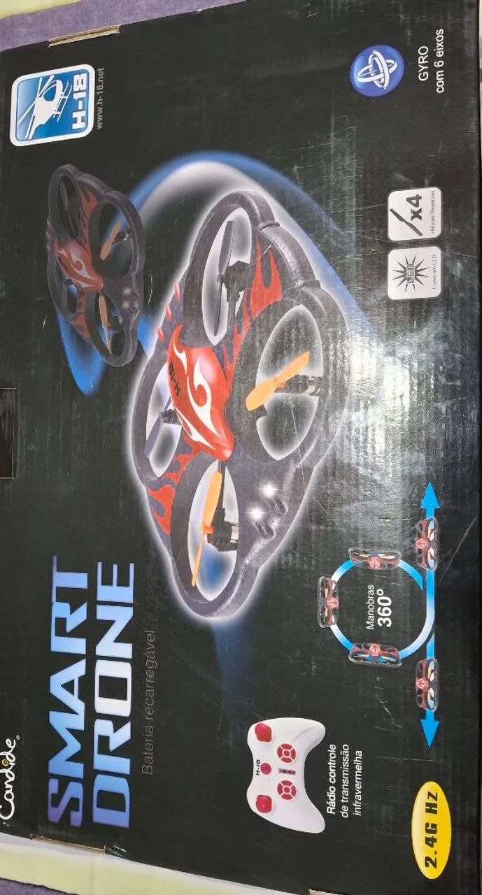 Smart Drone Candide Novo na Caixa - Leia - Foto 2