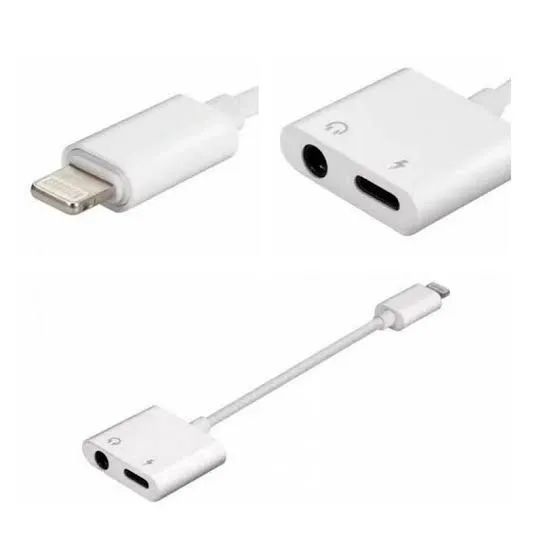 Cabo 2 em 1 P2 e Carregamento Iphone - Frete Grátis 