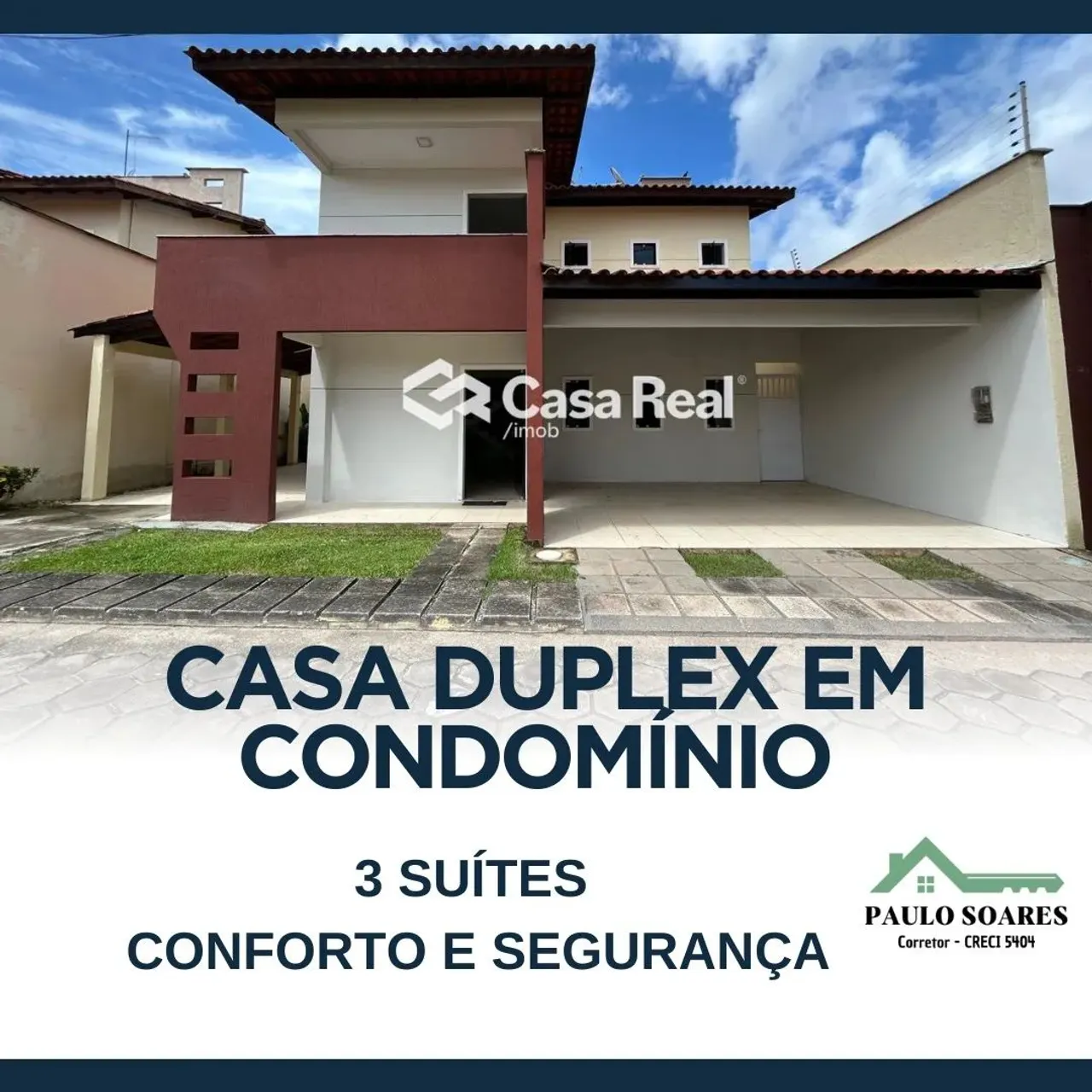 Casa Duplex à Venda no Condomínio Gaivota Araçagy
