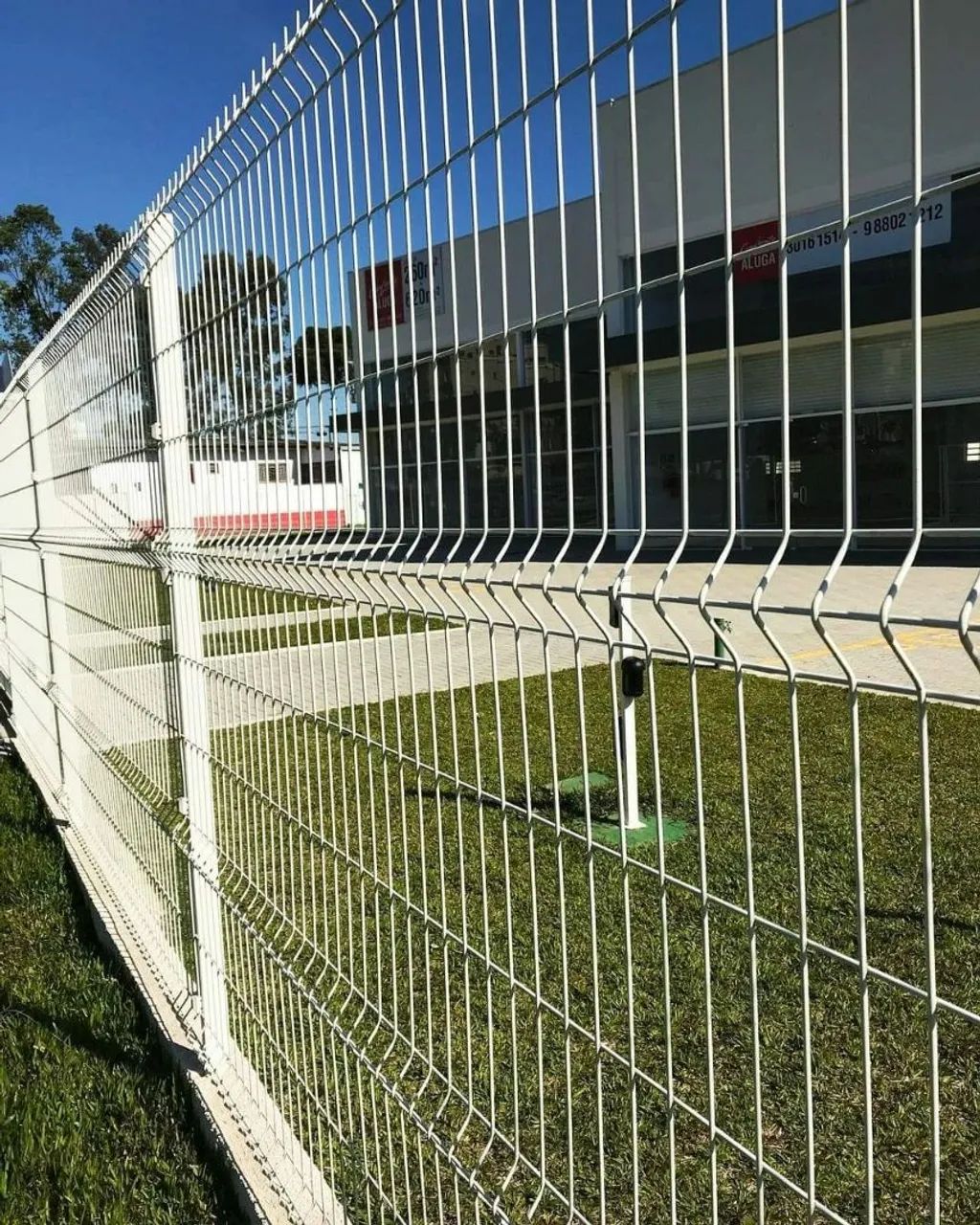 para cercas, muros, divisórias PAINEL GRADIL REVESTIDO EM PVC DE ALTA ADERÊNCIA  - Foto 2