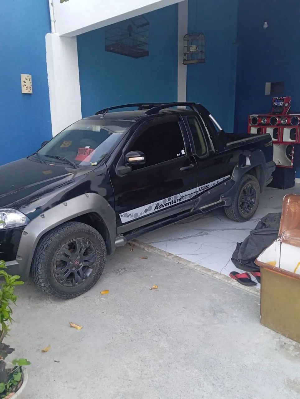 Strada 1.8 moto zero só pega e roda  35 mil tem conversa  - Foto 2