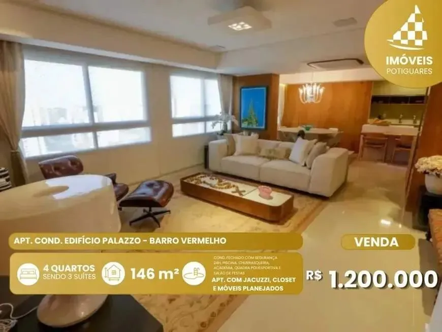 Apartamento para venda no Edifício Palazzo - Barro Vermelho