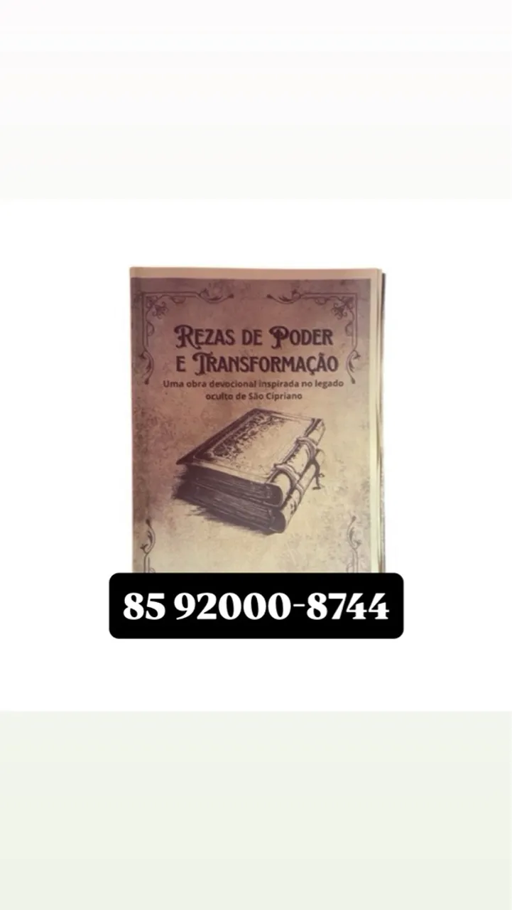 Livro Rezas de Poder e Transformação Livro de Magia Livro de rezas