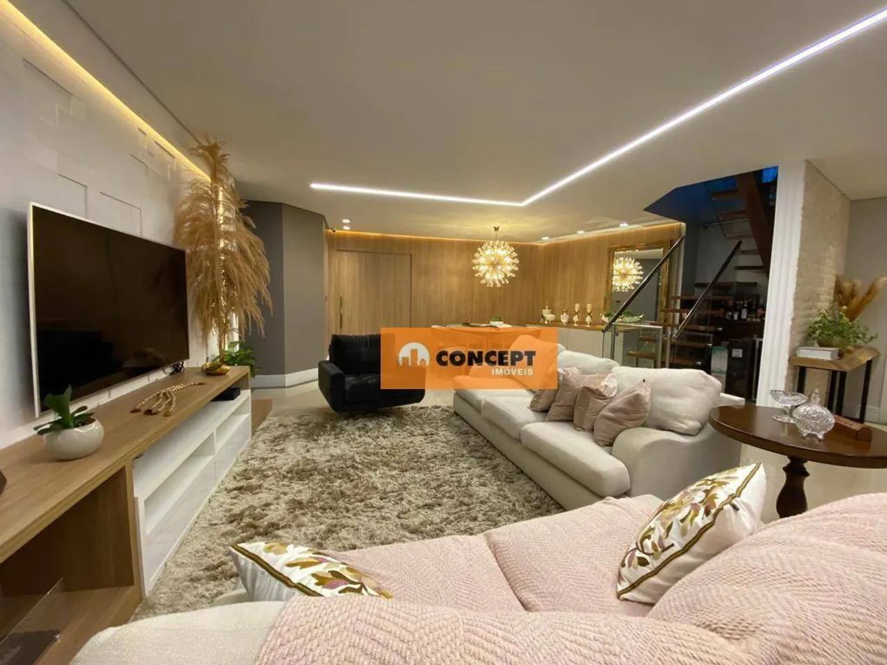 Apartamento Duplex com 3 dormitórios à venda, 460 m² por R$ 2.380.000,00 - Centro - Suzano