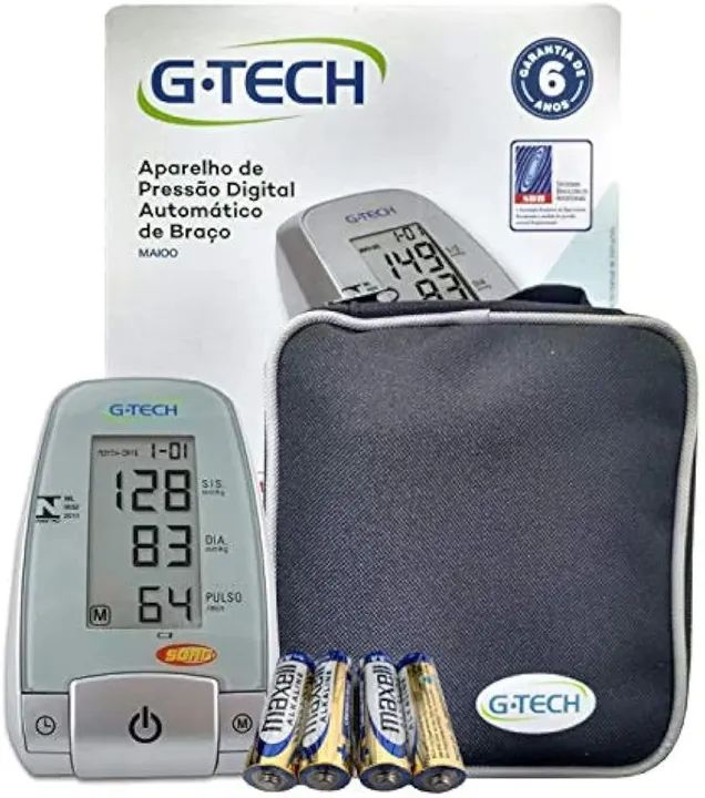 Aparelho de Pressão Digital Automático de Braço G-Tech