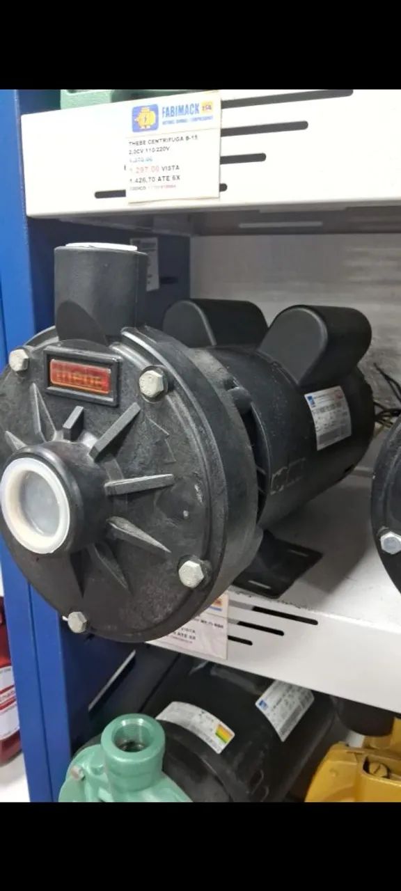 BOMBA CENTRÍFUGA 3CV 127/220V TH-16 P VAZÃO MAX 16 THEBE - Foto 2