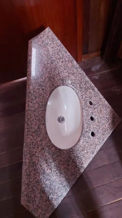 PIA COM PEDRA DE MÁRMORE PRA BANHEIRO 