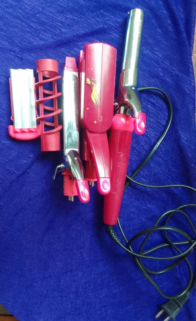 Kit modelador e alisador de cabelo Philipps  5 em 1