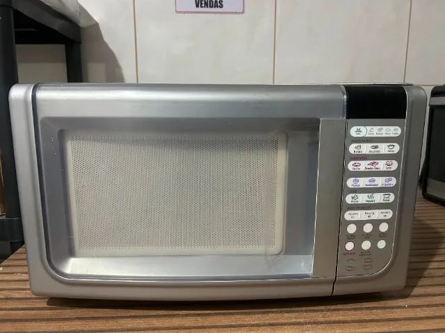 Vendo Microondas Electrolux - Cinza, Entrega e Garantia Inclusas!!!