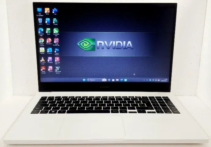 Notebook Branco Gamer Samsung Core i5-10ª, Placa Geforce, SSD, Roda jogo e Programa pesado - Foto 3