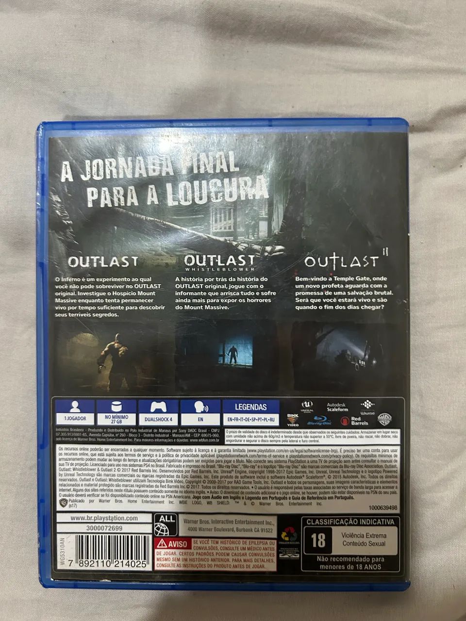 OUTLAST TRINITY jogo ps4  - Foto 2