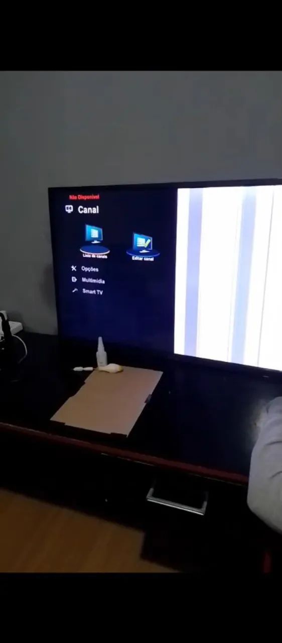 TV com defeito 