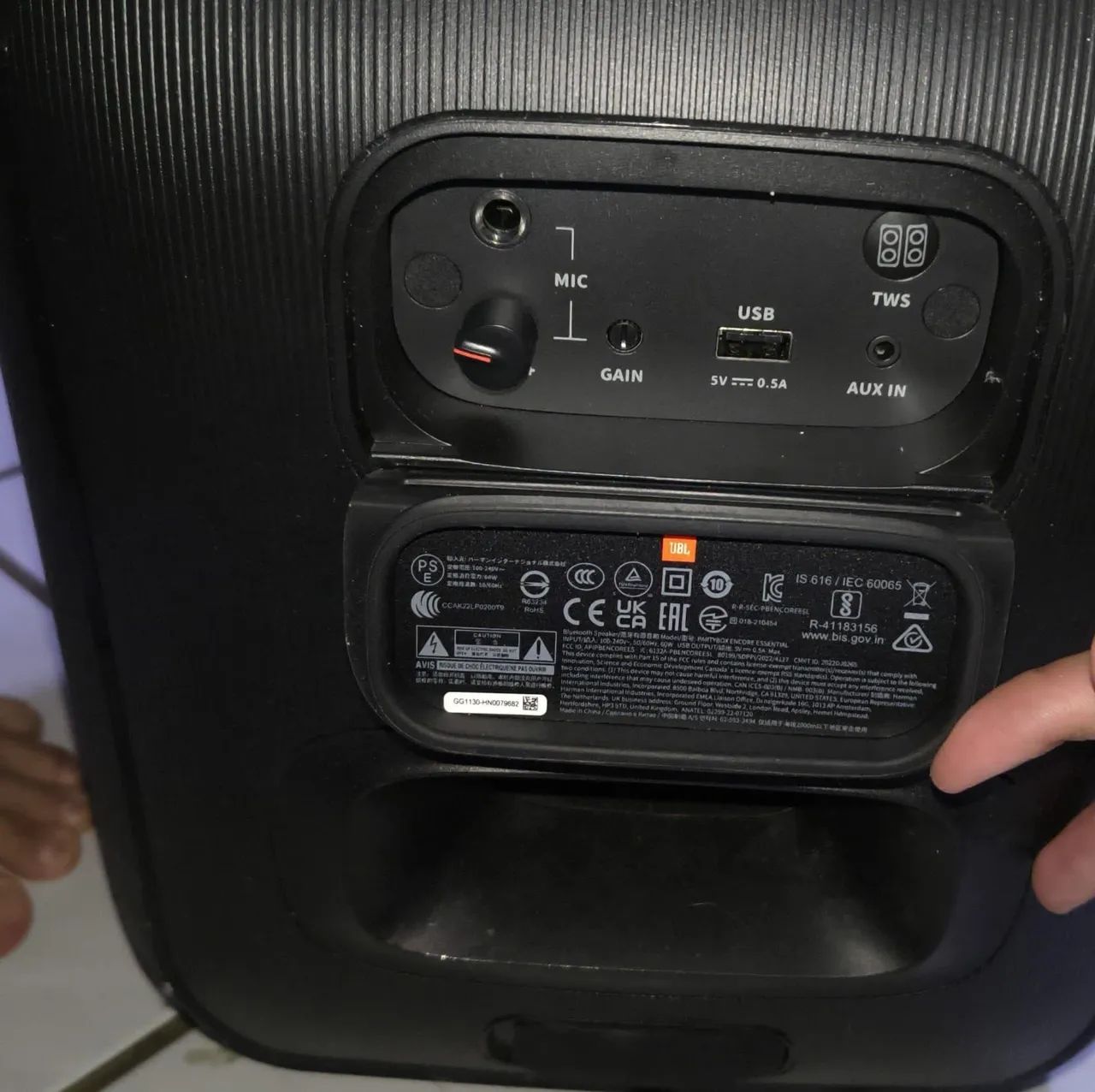 JBL partybox encore essential (com nota fiscal) - Foto 5