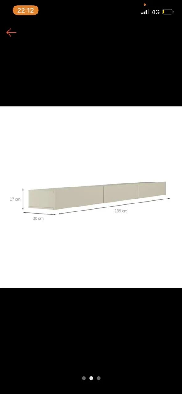 Rack Suspenso para TV até 70 Polegadas