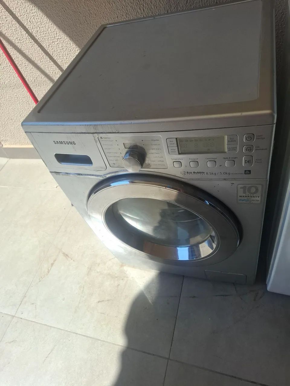 Máquina de lavar e secar 