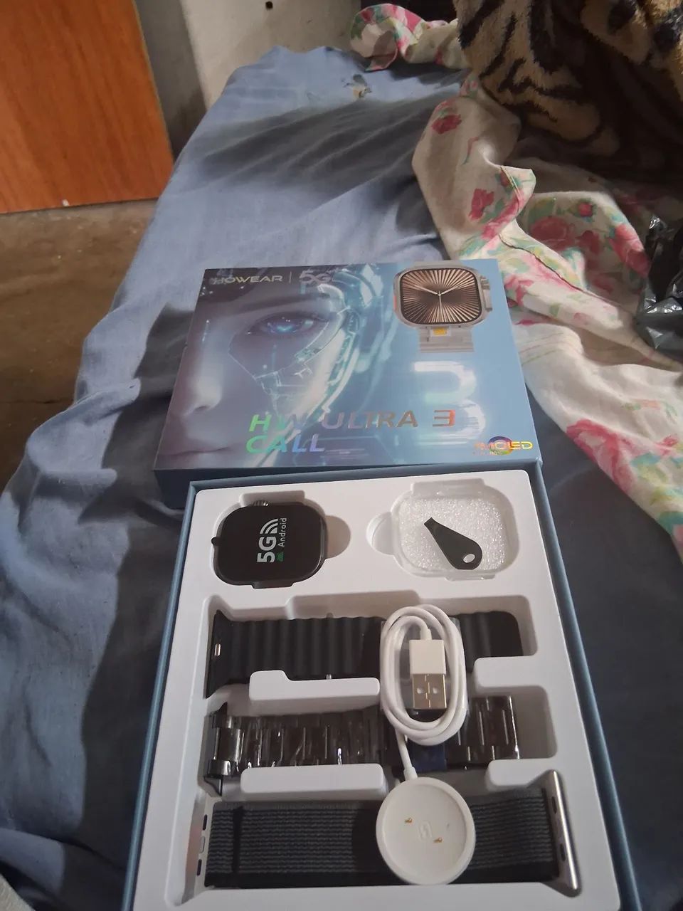 SmartWatch android 8.1 4g e 5g chip celular de pulso muito bom zap *21 - Foto 2
