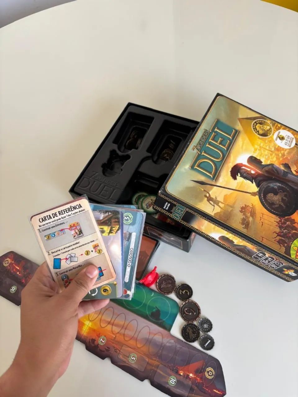 7 Wonders Duel + Moedas de Metal - Foto 2
