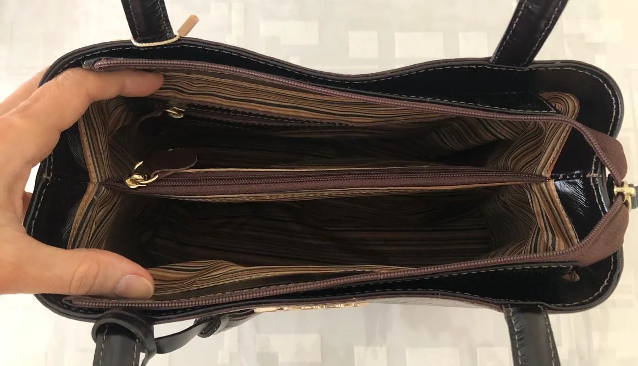 Bolsa de Couro Legítimo Zarpa - Nova - Foto 2