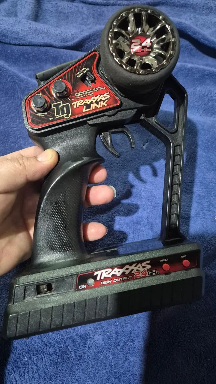 Rc AUTOMODELO rádio Traxxas Tq sem Receptor 