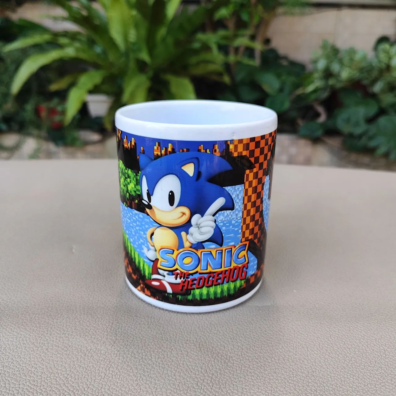 Caneca de porcelana + Chaveiro Sonic - Foto 4