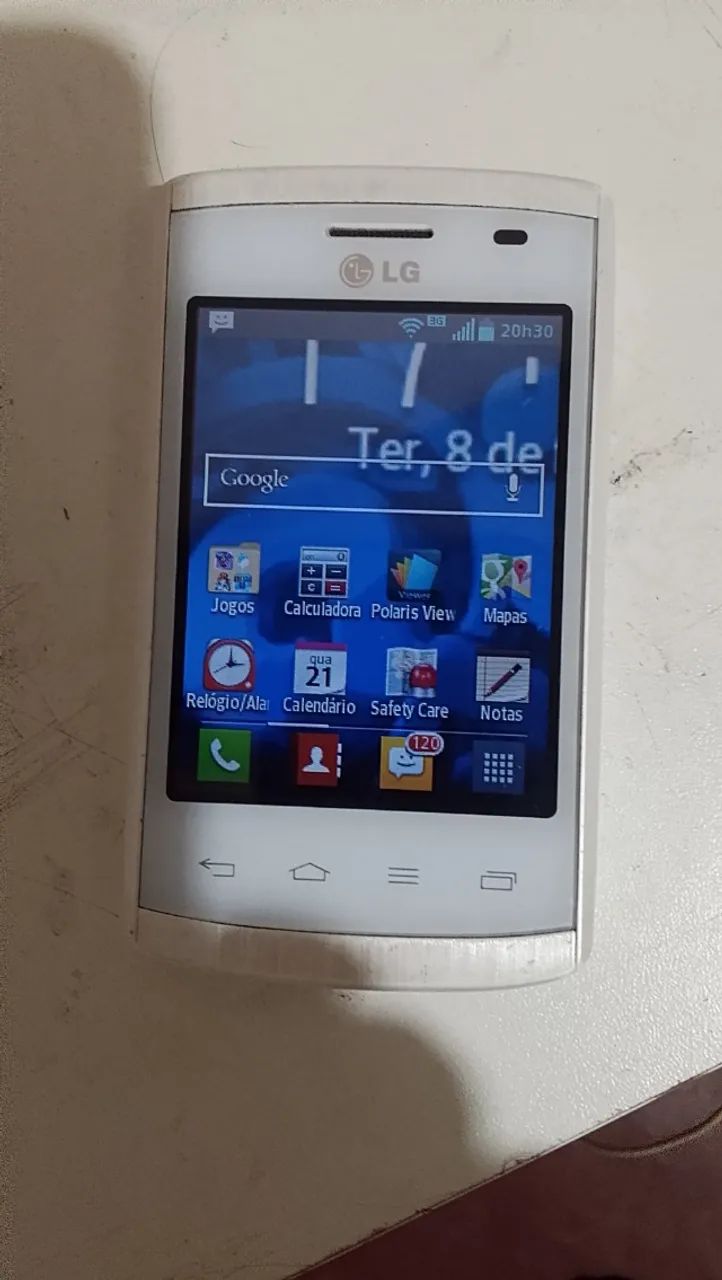 Celular LG relíquia semi nova ano 2013