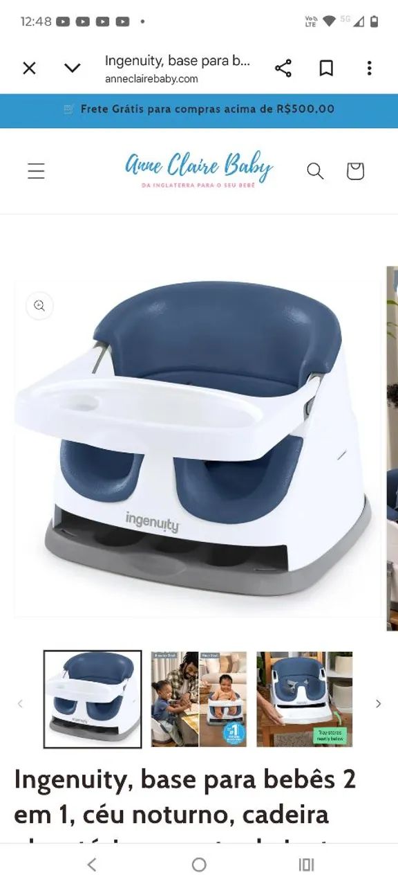 Cadeira alimentação 