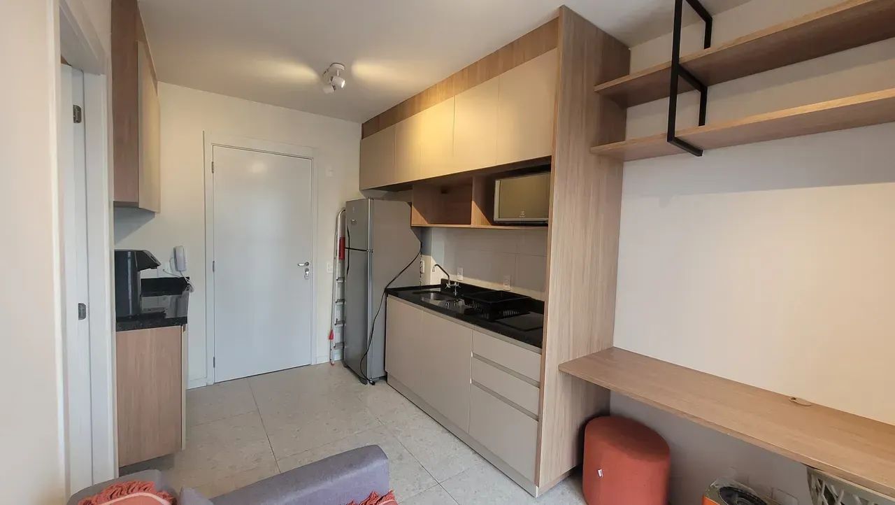 Studio Decorado a Passos do Metrô Campo Belo  Pronto para Morar! - Foto 3