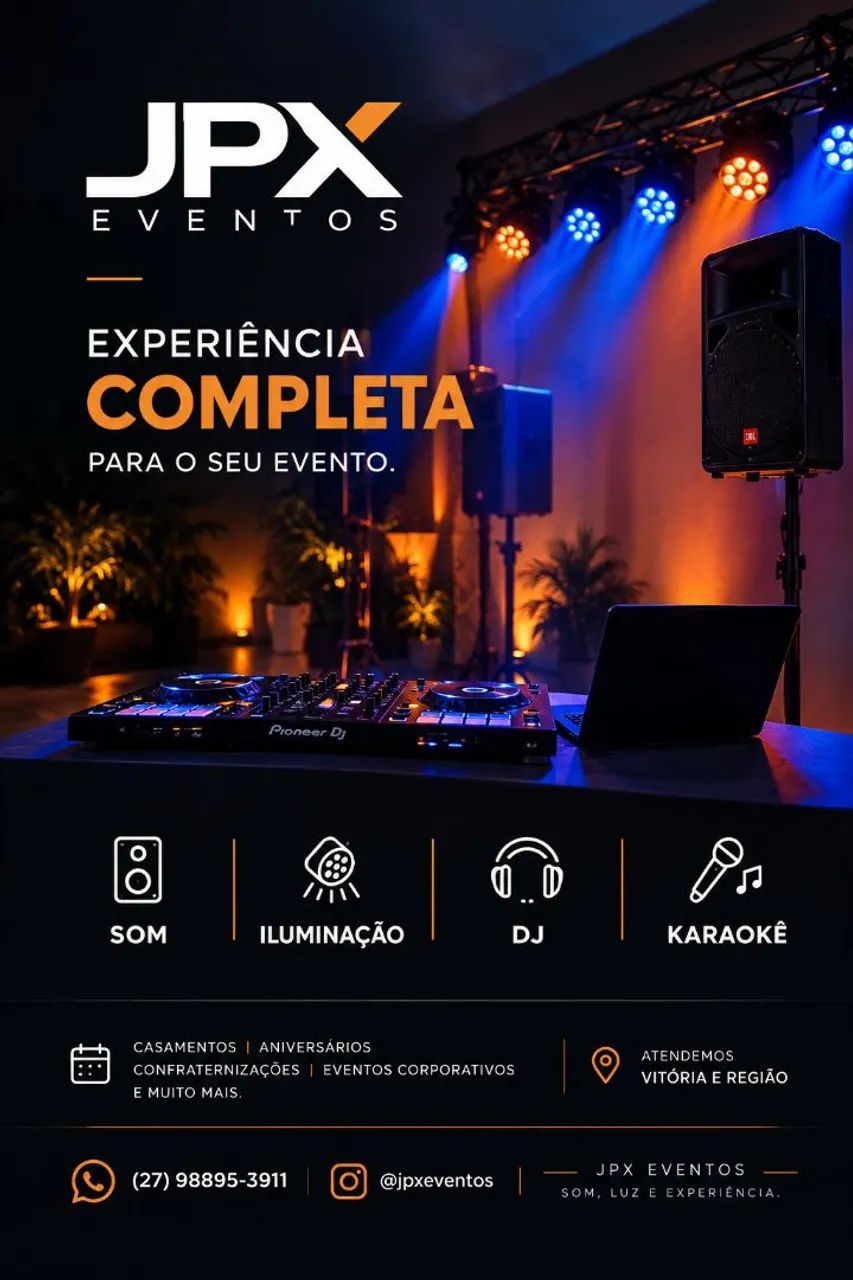 Som, Iluminação e DJ para Eventos