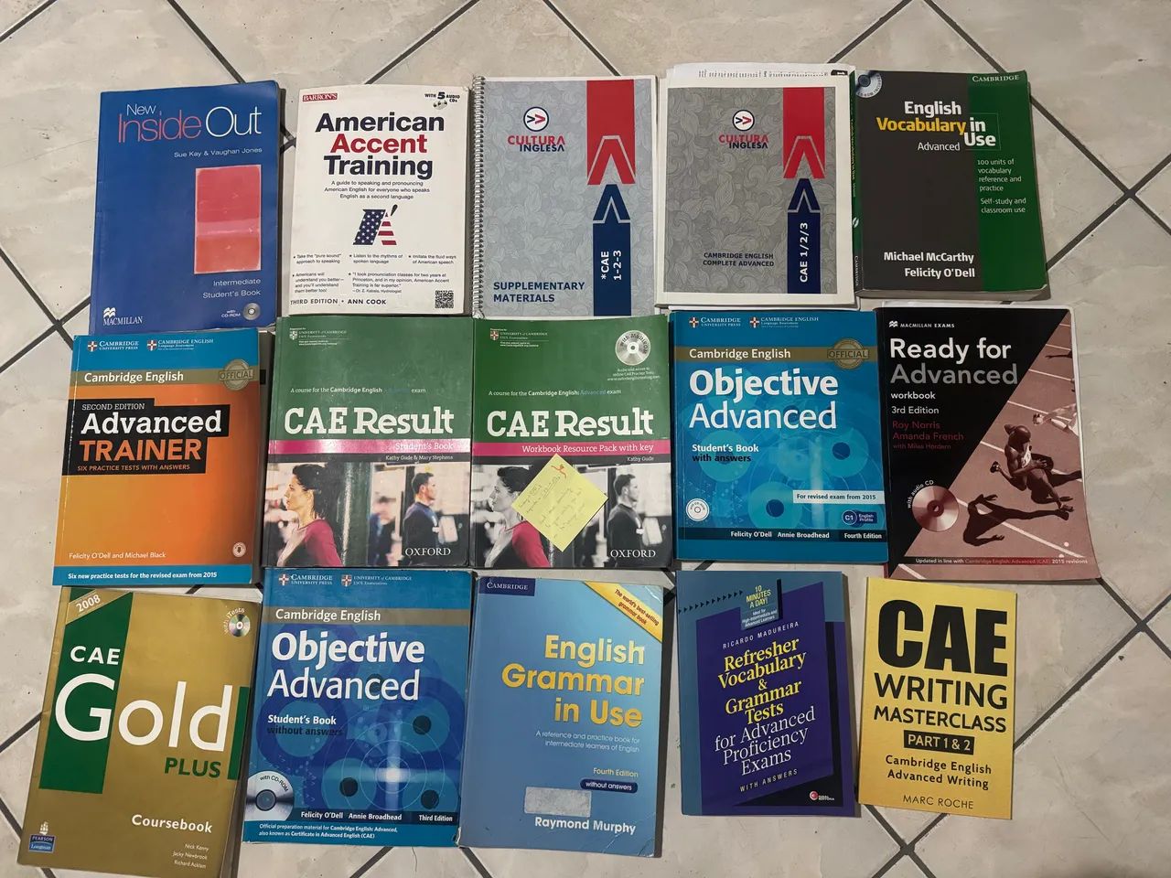 Coleção de livros de inglês 