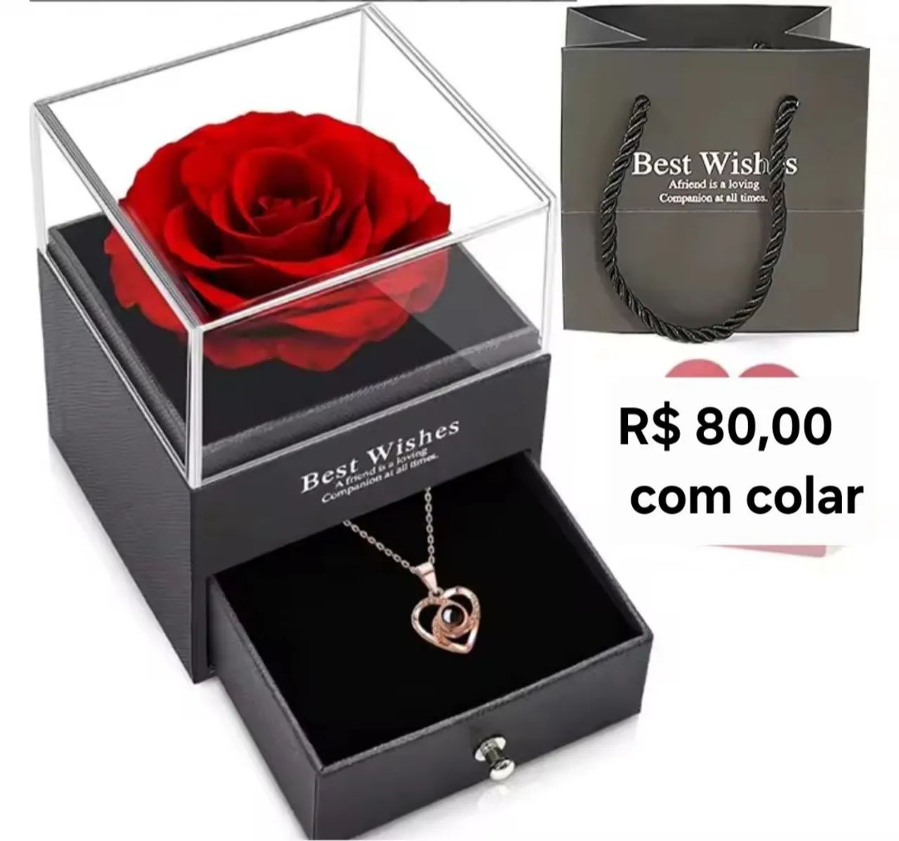 Presente - caixa com colar - Foto 3