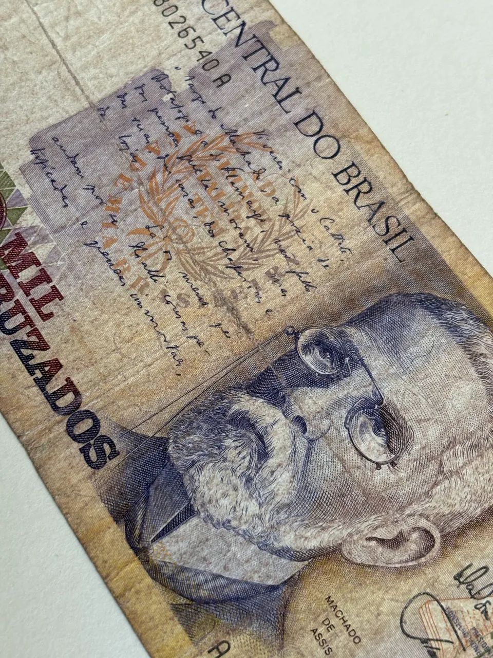 Nota de 1000 Cruzados - Antiguidade - Foto 3