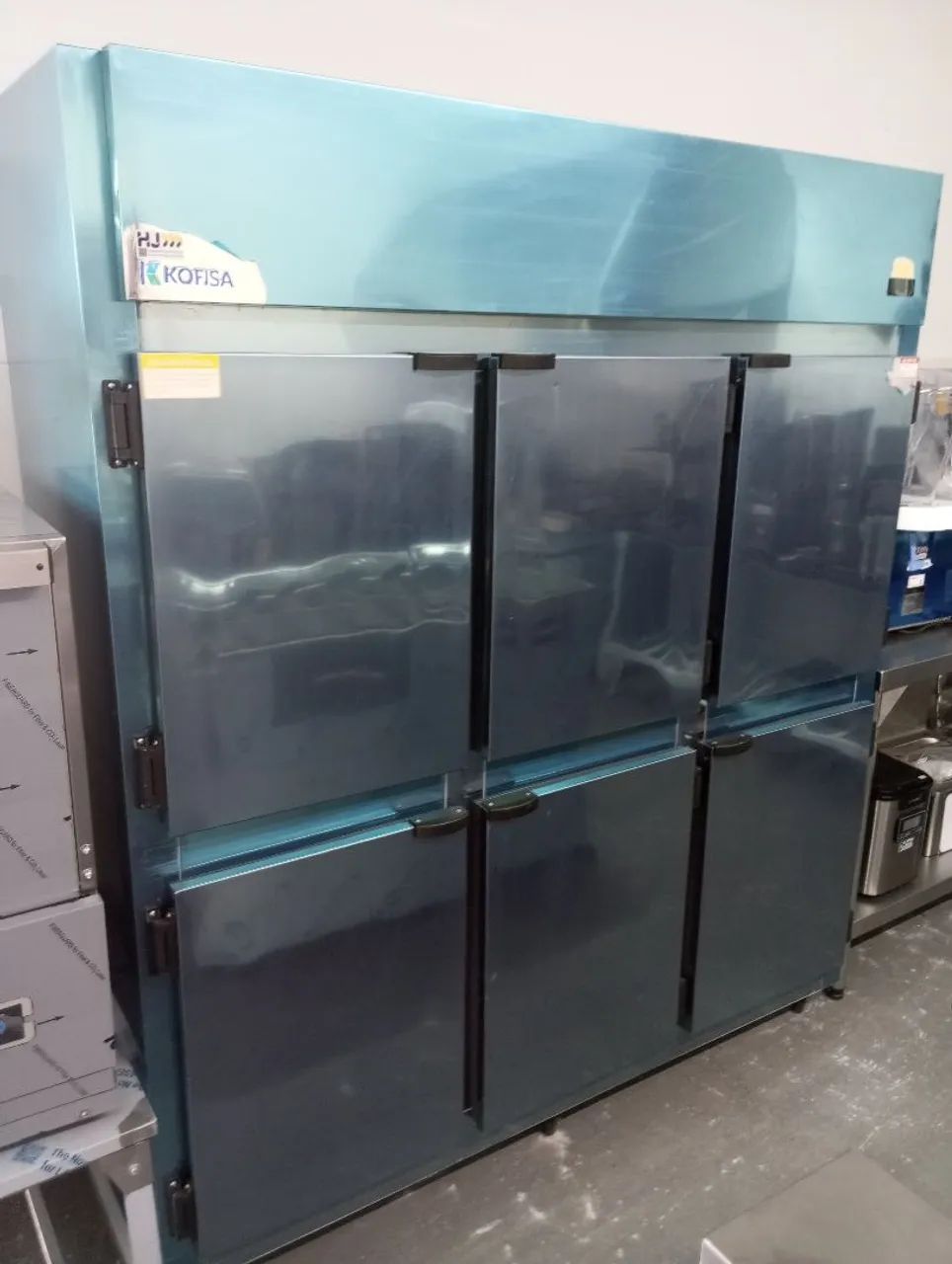 NZ. Mini câmara 6 portas inox KOFISA 