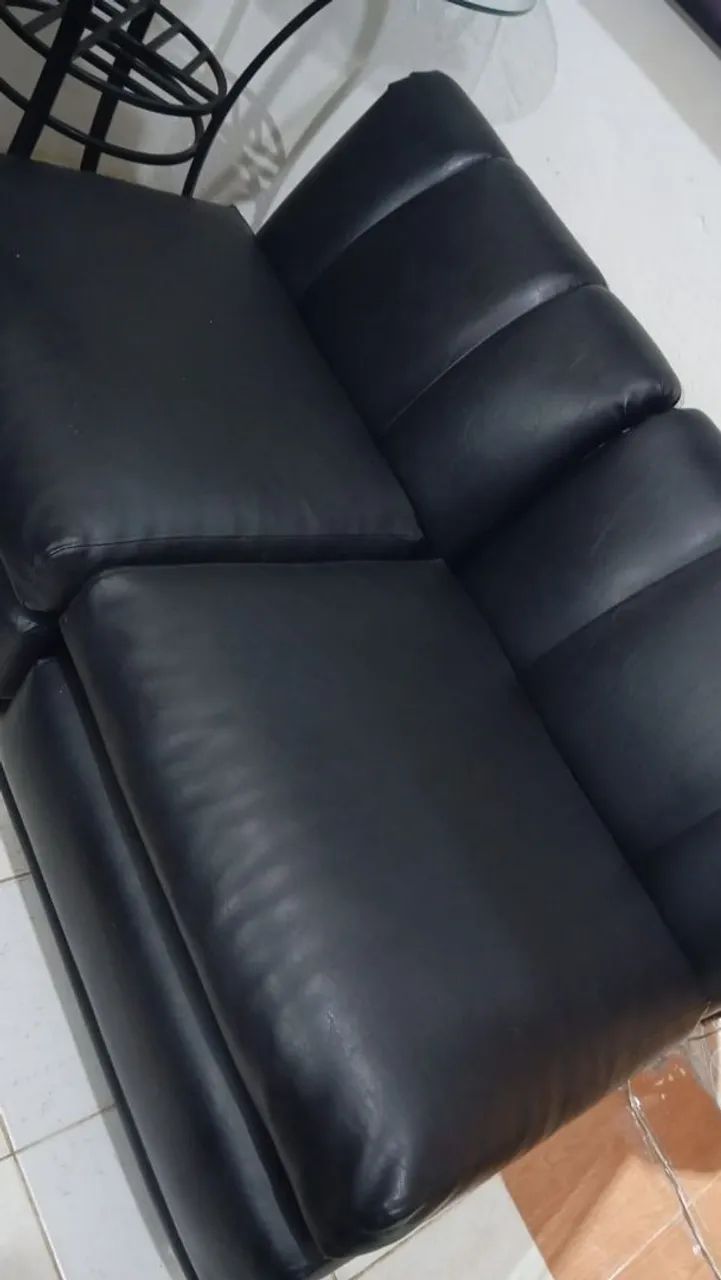 Sofá preto 