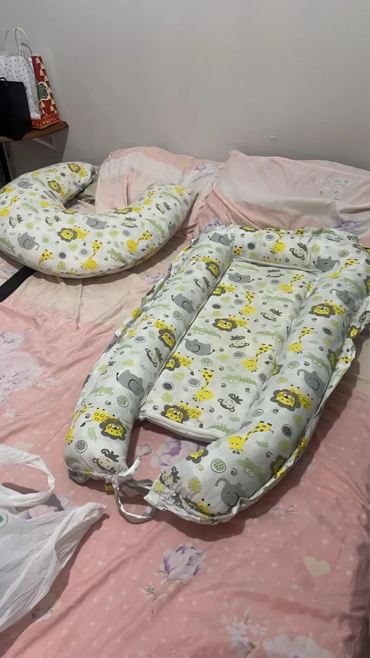 Ninho e almofada amamentação 