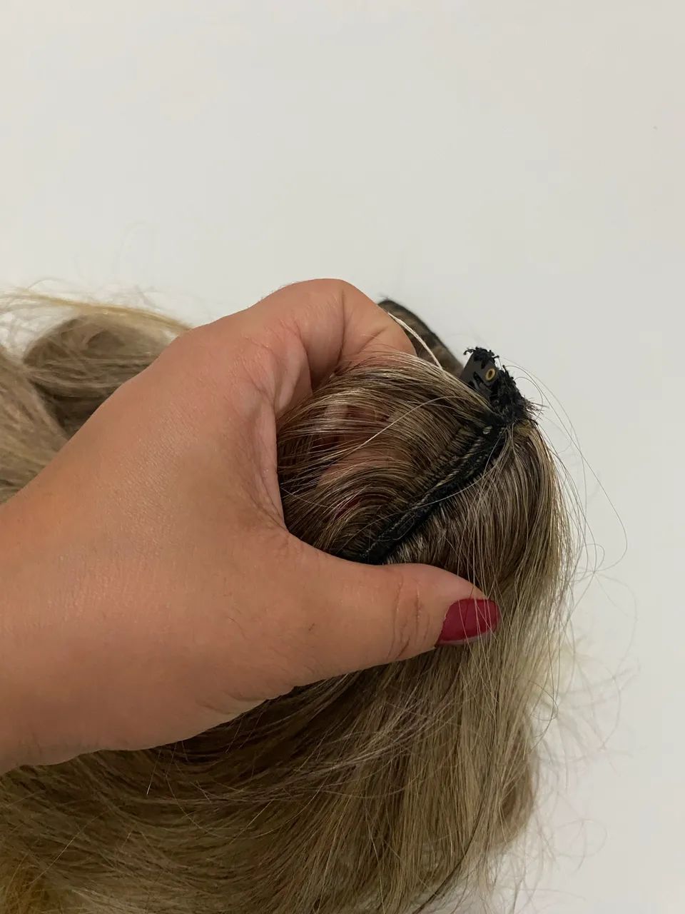 Cabelo humano 42 cm  - Foto 3