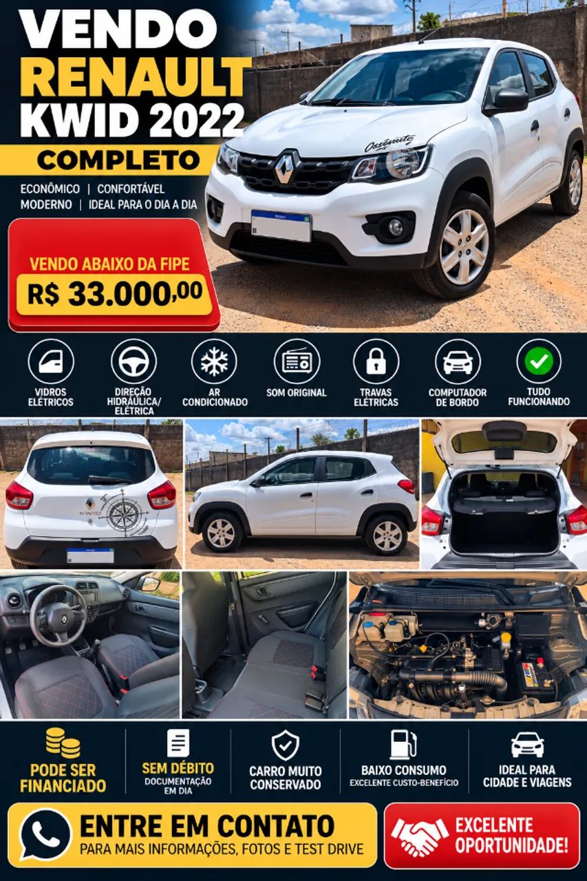 Renault Kwid Zen 1.0 Flex 12V 5P Mec. 2022