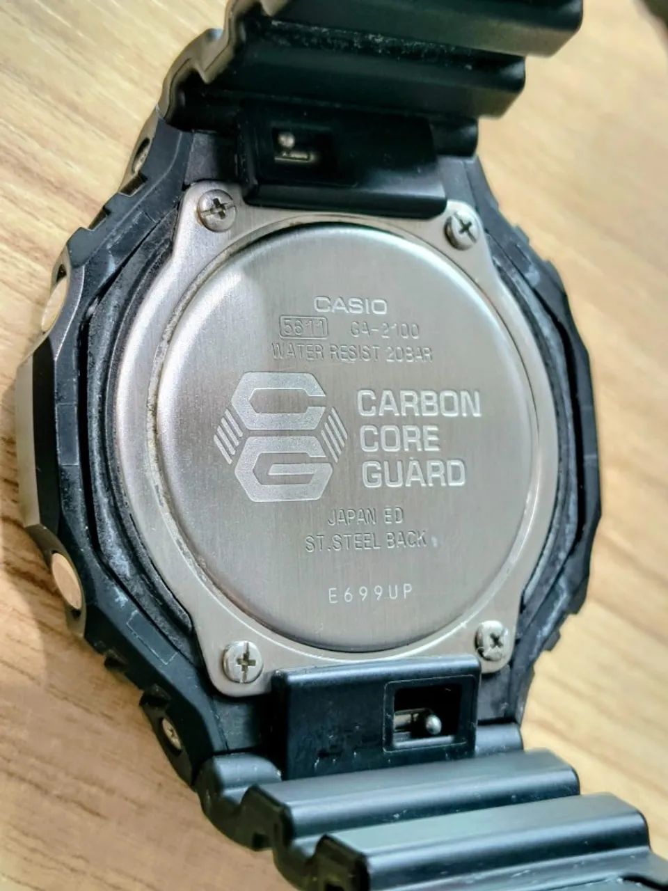 Relógio casio g-shock ga-2100 preto - Foto 5