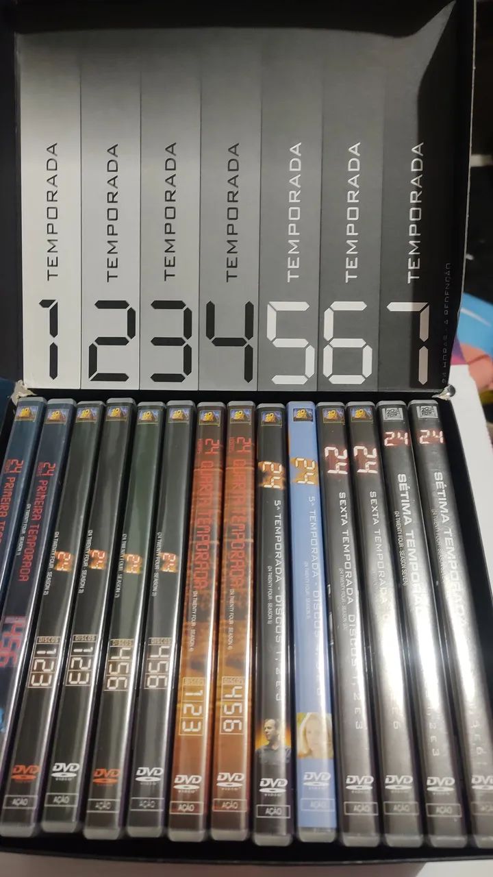 Box DVD série 24Hs - 7 temporasdas - Foto 2