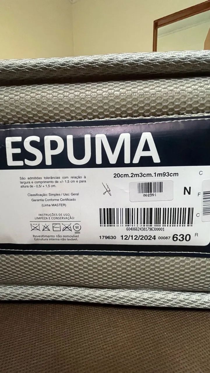 Cama King Size Ortobom Box+Colchão+Cabeceira - Foto 3