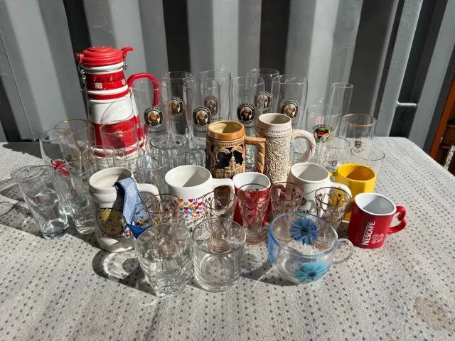 Copos e canecas de cervejas alemãs diversas - Foto 3