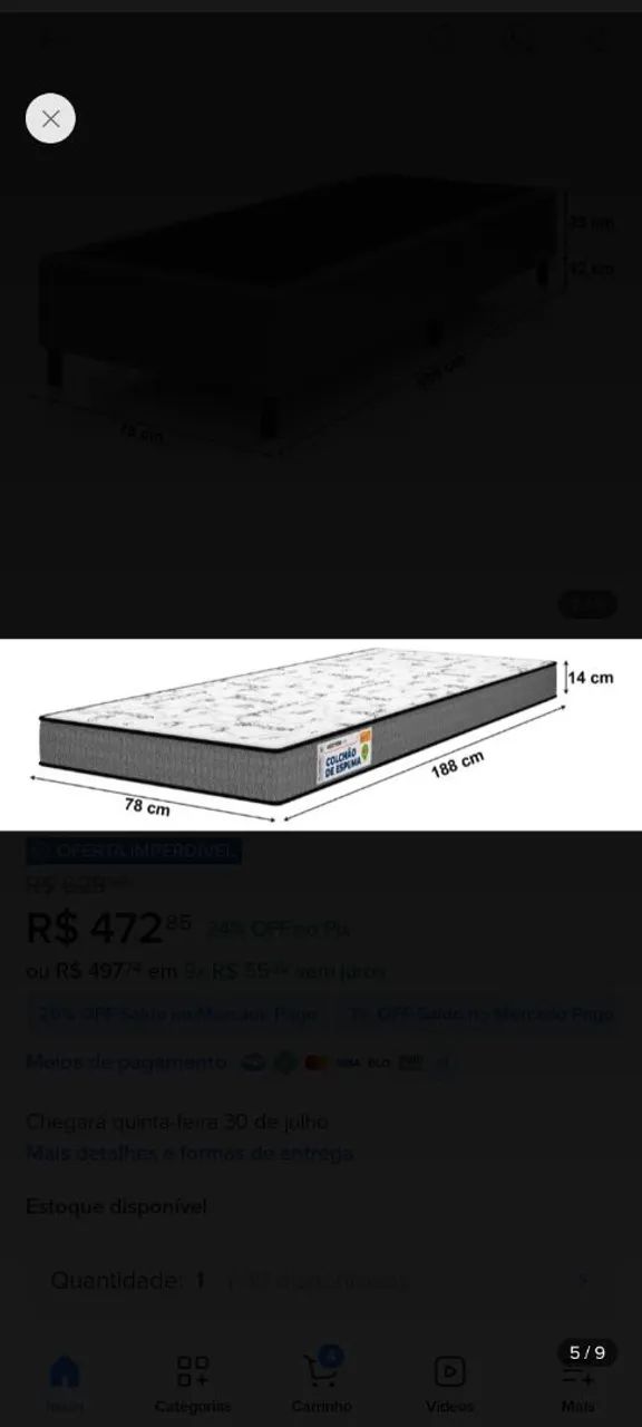 Cama Box Solteiro - Foto 2
