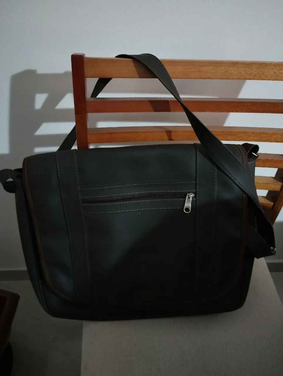 Notebook Bolsa de Couro Marrom  - Foto 4