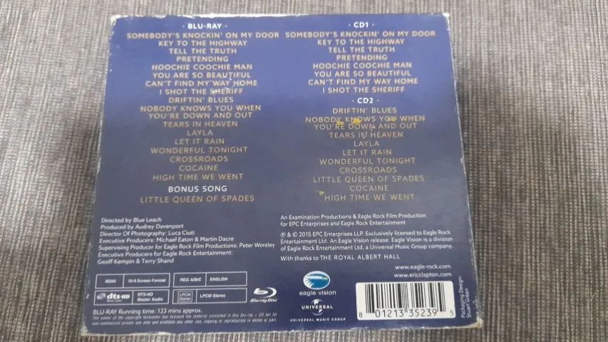 Box Bluray/Cd Eric Clapton - Slowhand at 70   - Importado -   - Foto 4