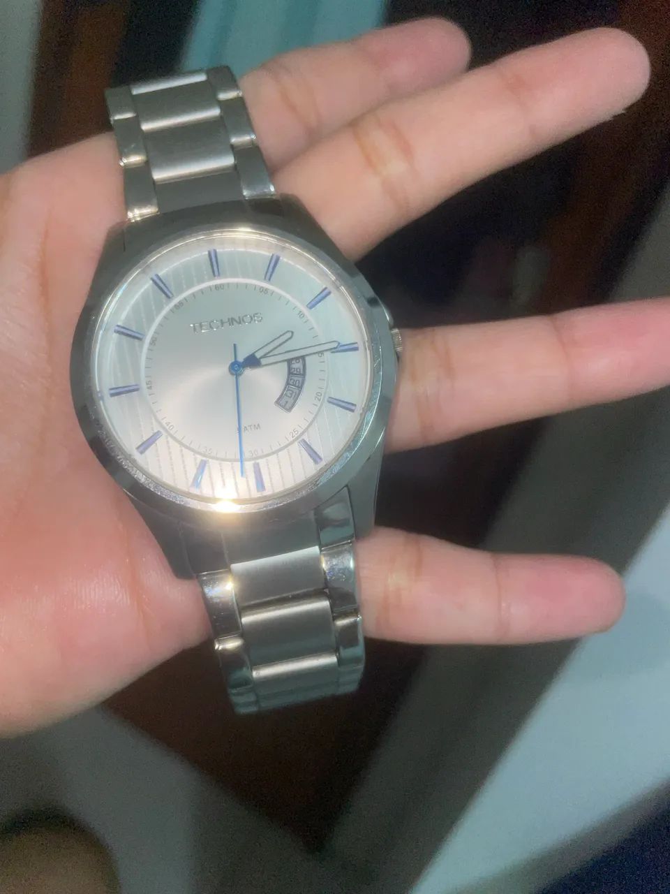 Relógio Technos Masculino Prata - Foto 4