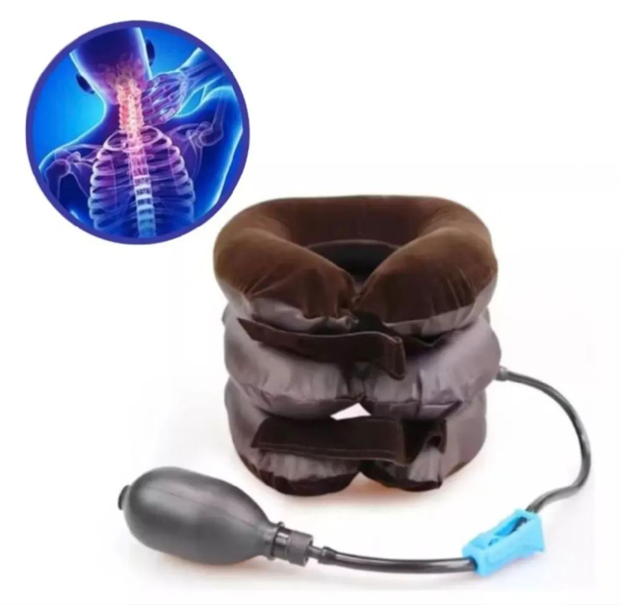 Vendo colar cervical pneumático tração cervical hérnia de disco.