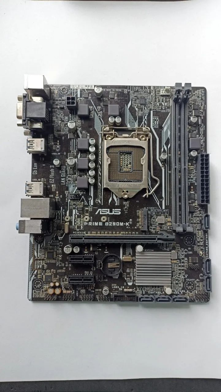 Placa-Mãe Asus 6ª e 7ª Geração e 32 GB RAM Prime B250m-k
